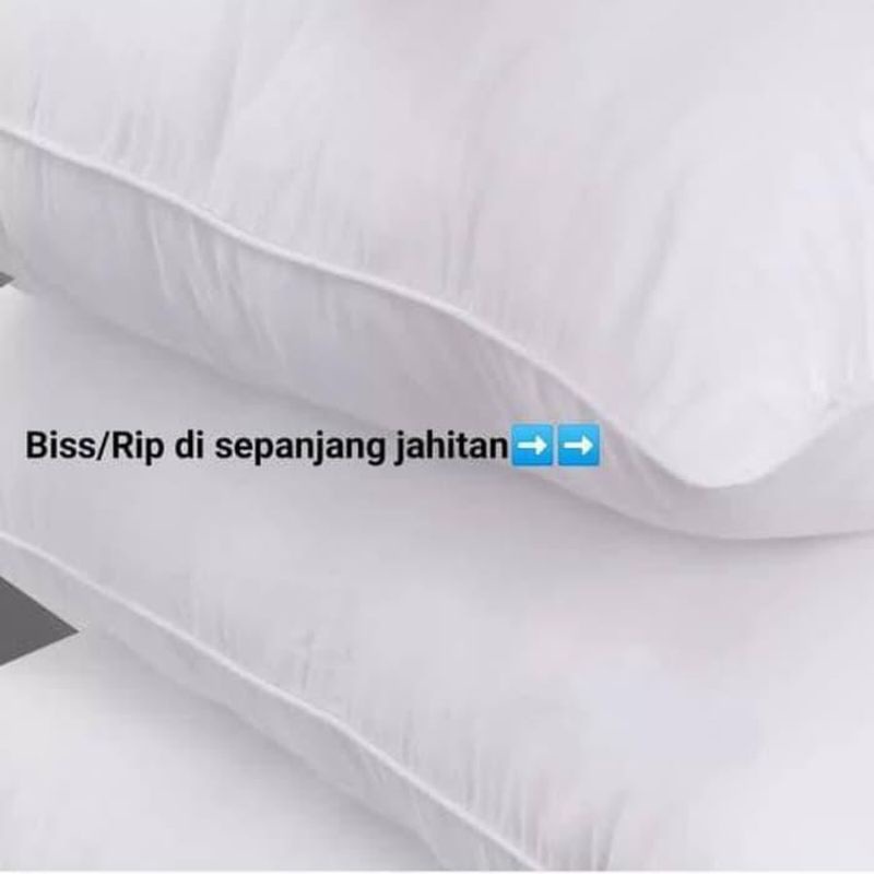 Bantal Tidur Kepala Brendis Hotel Berbintang 100% Silikon Super Mewah Kualitas Bagus