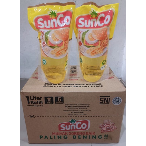

Minyak Goreng SunCo 1 Ltr isi 12 / Pack