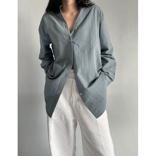 GFS RESTOCK 990 OVERSIZE LINEN SHIRT