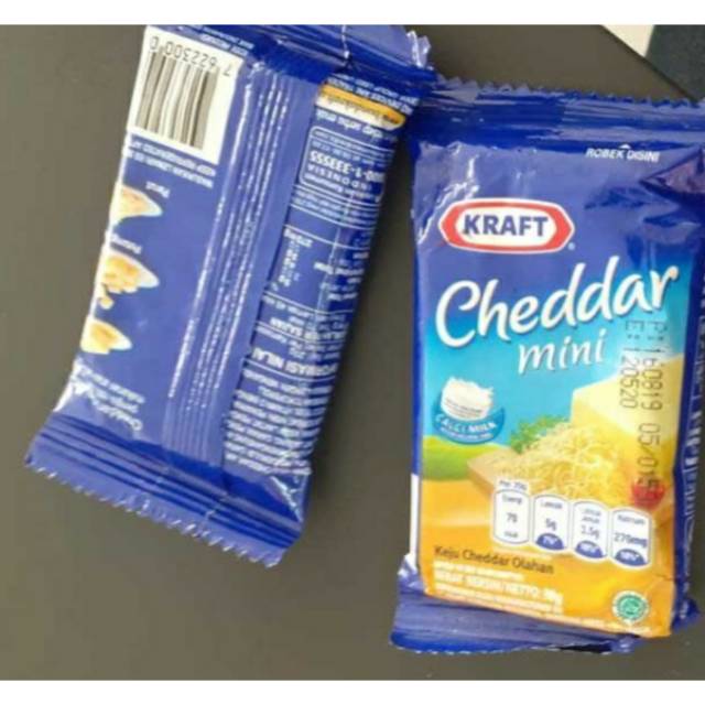 

Keju Kraft Cheddar Mini 8 sac X 35 gr