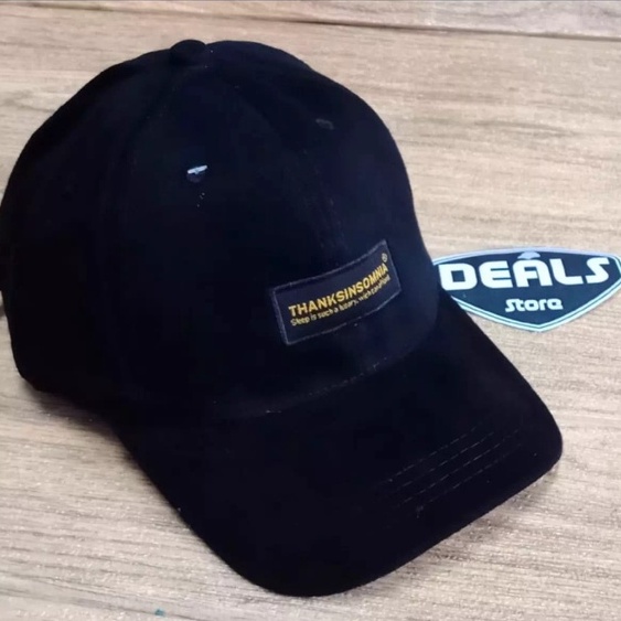 TOPI DISTRO THANKSOMNIA LABEL EMAS - TOPI BASEBAL - TOPI PRIA HIGHT QUALITY