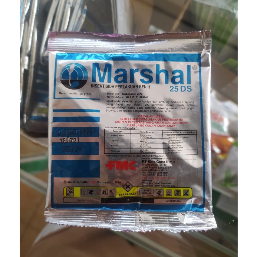 Marshal 25DS 25 gram Insektisida perlakuan Benih