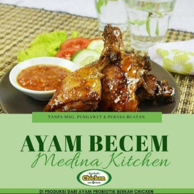 

Ayam bacem/ ayam herbal / organik berkah chicken