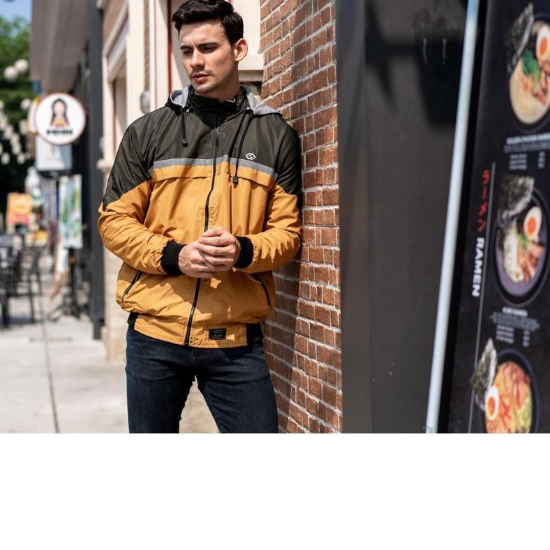 ❀ (JAKET 2 IN 1) JAKET PRIA JAKET BOLAK BALIK PRIA JAKET PARKA PRIA JAKET OUTDOOR - BISA ➽