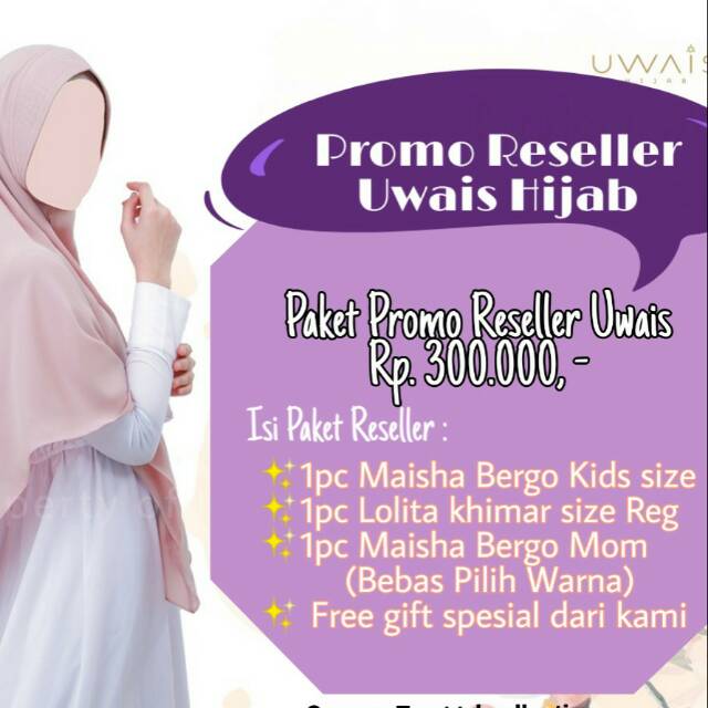 Paket Reseller Uwais Hijab