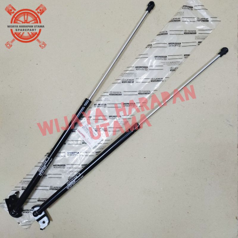 Shock Kap Mesin Depan Harrier Lexus RX Hidrolik 2003-2010 Original 1 Set