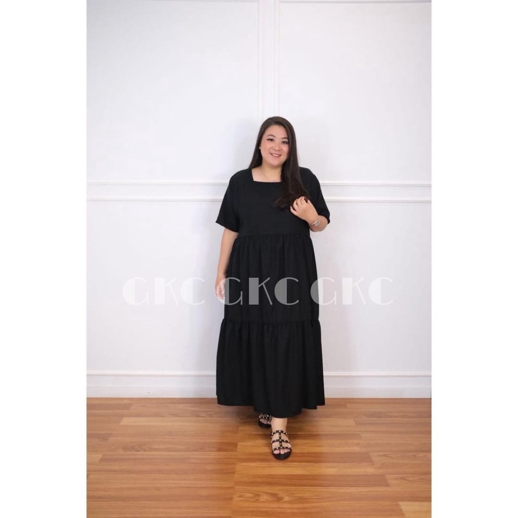 Cherry Dres Jumbo Dress Jumbo Wanita | Dress Big Size| Dress Korea Korea Style | Plus Size Clothing