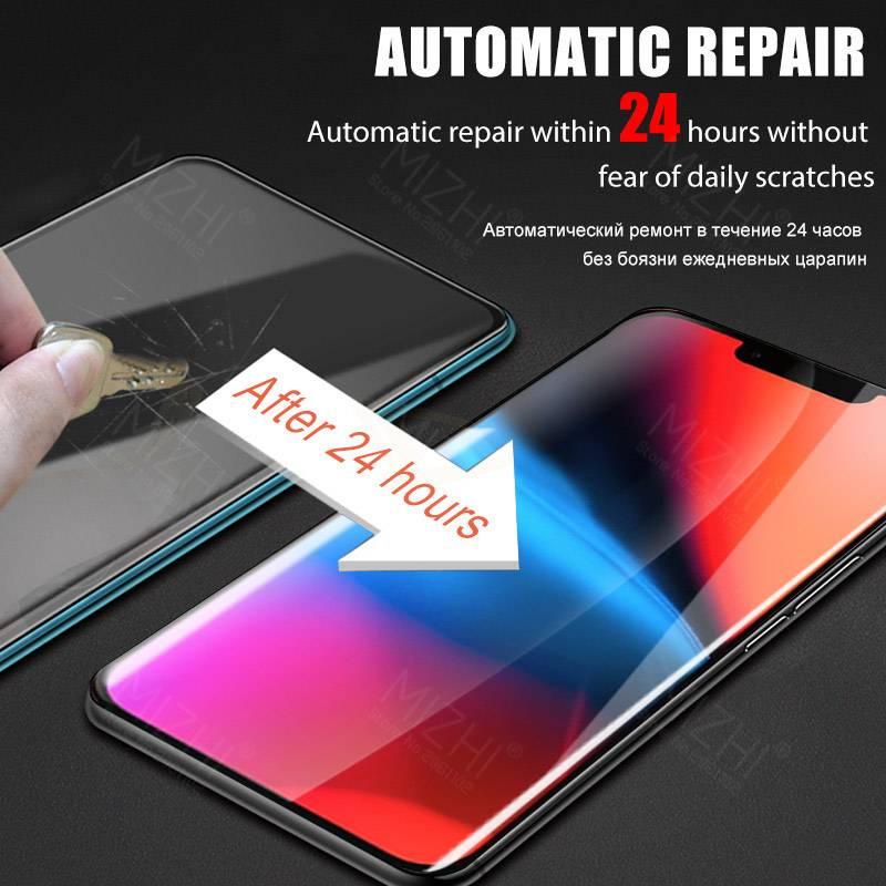 3-in-1 Hydrogel Soft Film For iPhone 11 12 13 Pro Max Mini iPhone13 iPhone13Pro iPhone13ProMax Back Screen Protector Camera Lens Glass