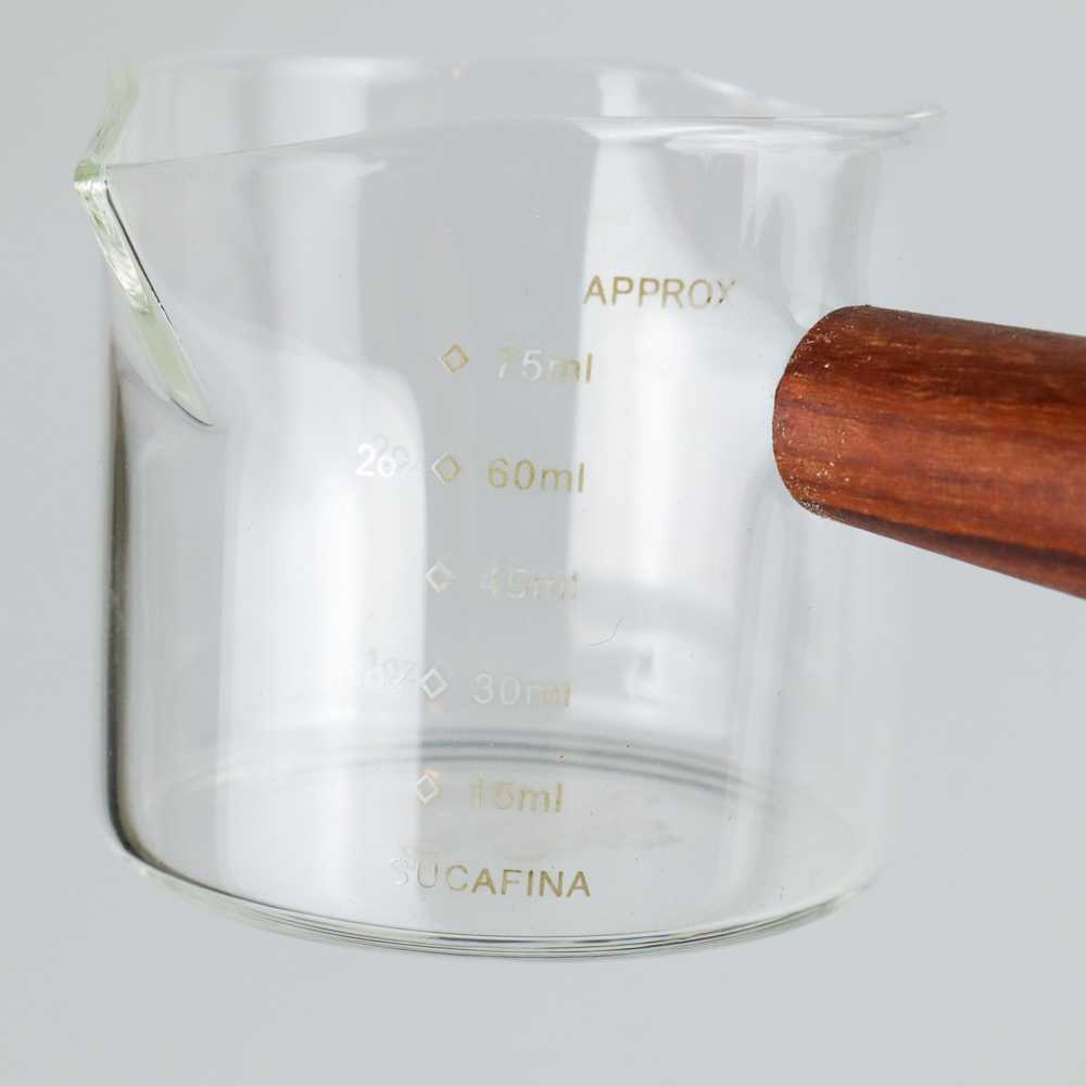 TD-AI One Two Cups Gelas Takar Espresso Measuring Cup Double Mouth - S08