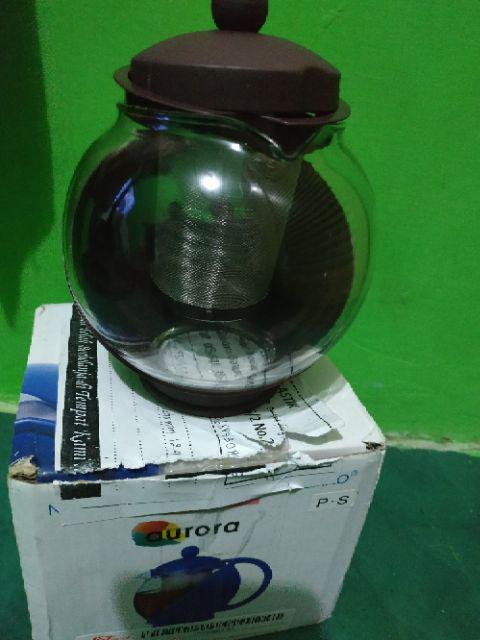 Tea Pot Nagako Aurora 750ml / Teko Saringan Teh Baceman Teh Kopi Tubruk