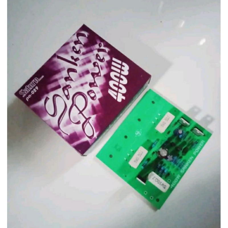 Kit Power Sanken 400 Watt Mono PCB Fiber PA-029