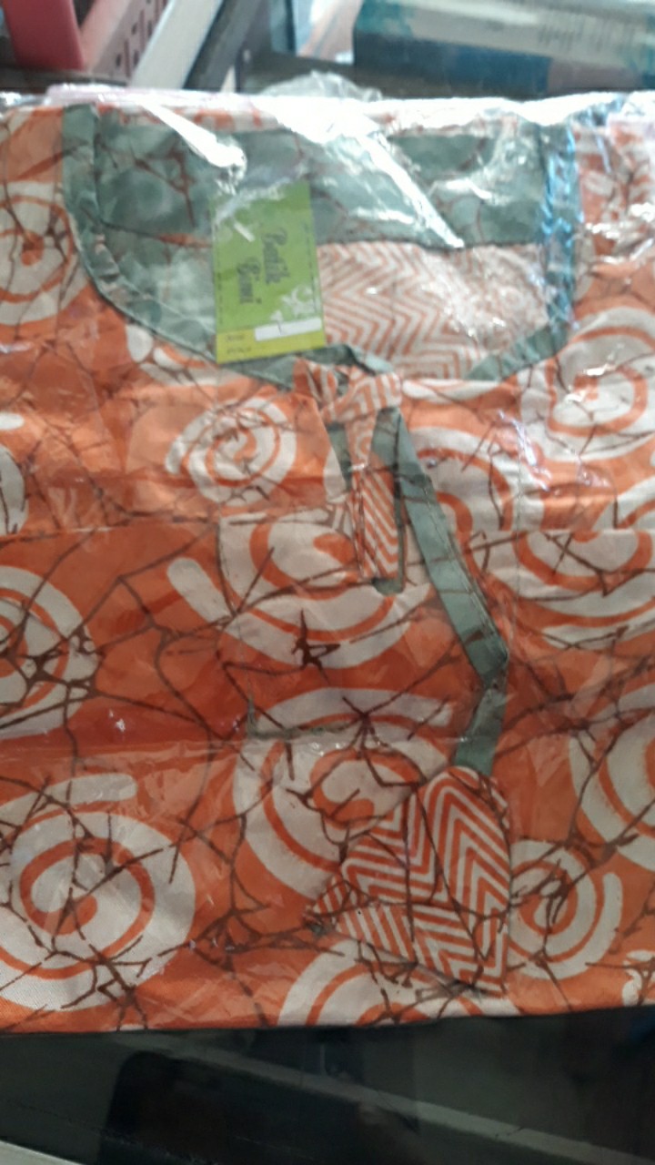 Daster Kaos Anak Batik Jumputan Cantik Size M Usia 3,4,5 Tahun