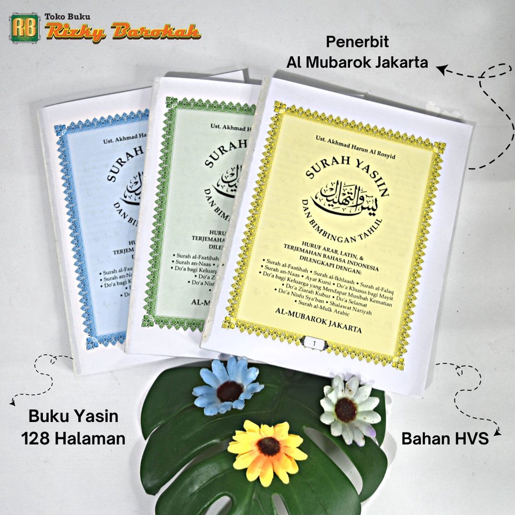 Buku Yasin Penerbit Al Mubarok 128 Halaman-Non Cover Yasin Dan Tahlil,Surat Yasin Dan Tahlil Cover A