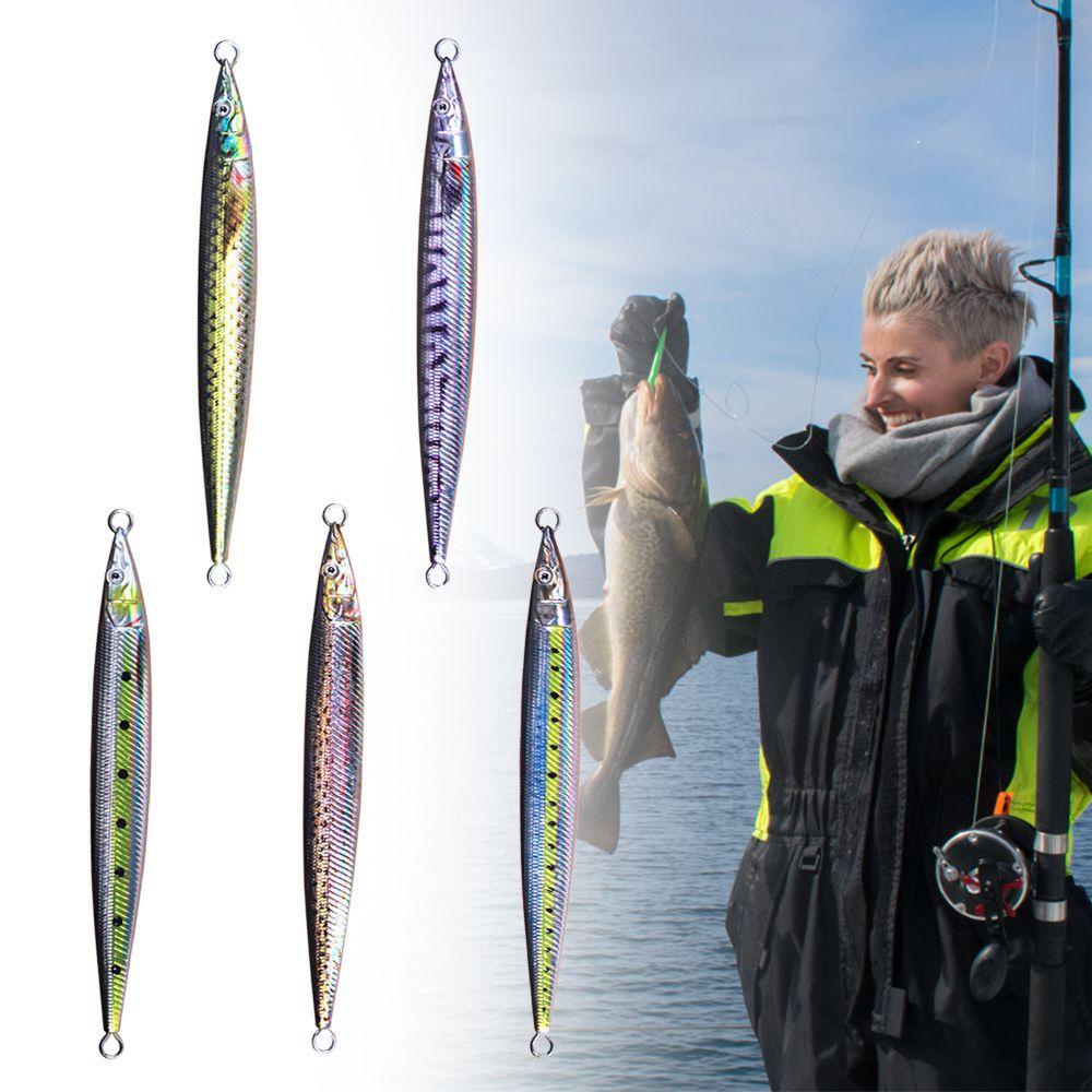Preva Metal Fishing Lure Kait Ganda Panas Warna-Warni 80G Lead Casting