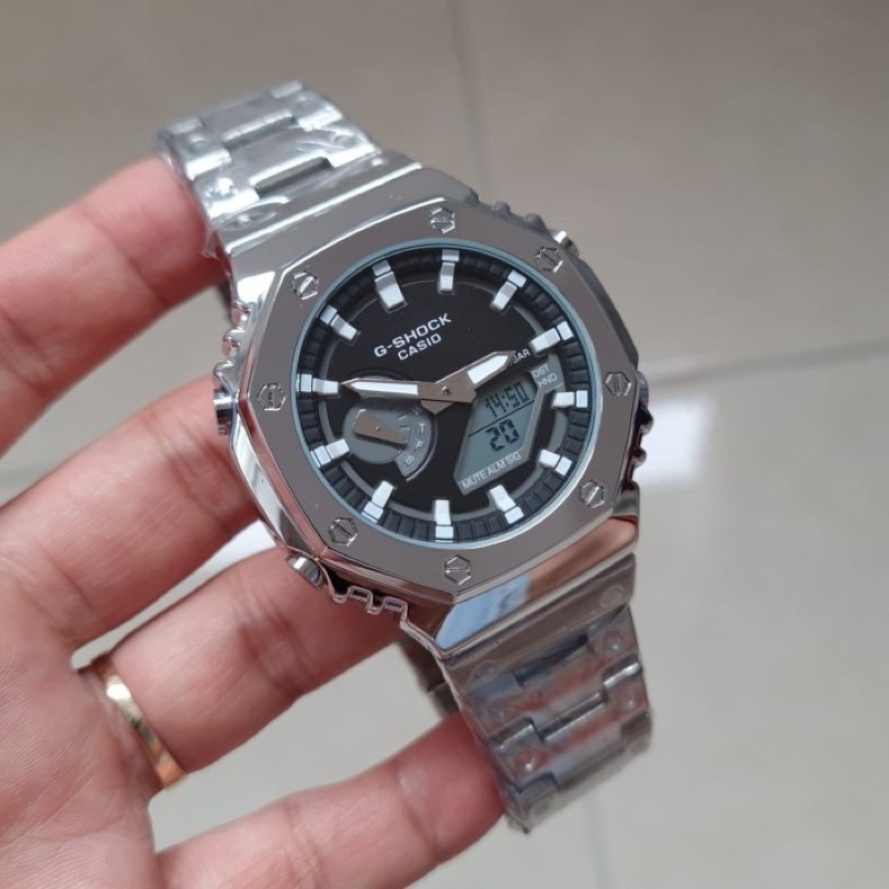 Jam Tangan Pria Wanita Gshock Casio GM2100 OAK