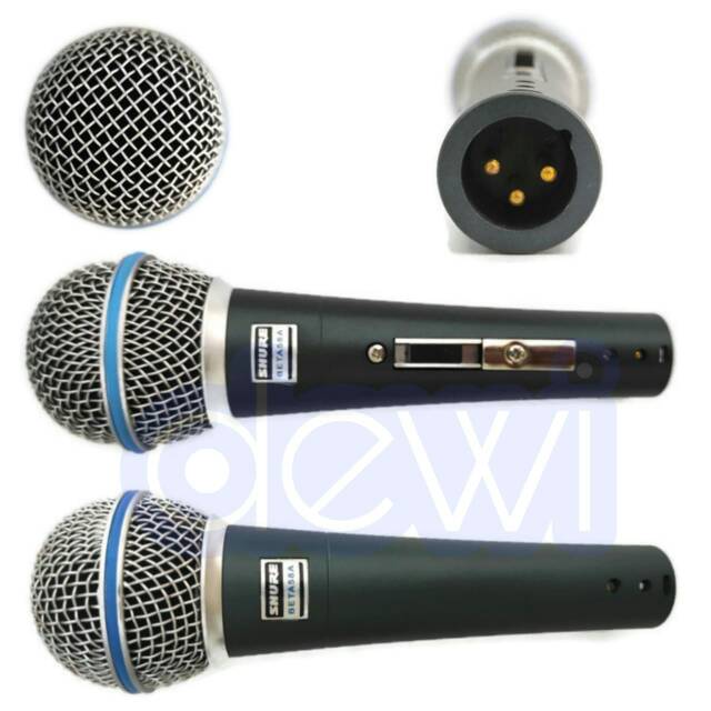 MIC BETA 58A SK (SAKLAR ON OFF) BETA58A SK / MIC BETA 58A LC (TANPA ON OFF) BETA58A  LC