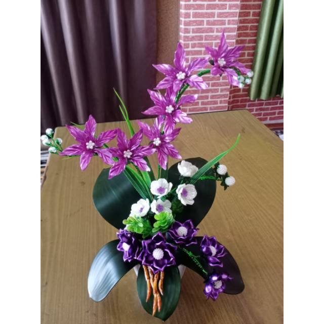 BUNGA AKRILIK ANGGREK MUTIARA | Shopee Indonesia