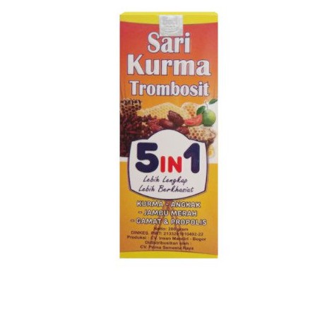 Sari Kurma Trombosit 5 In 1 280gr