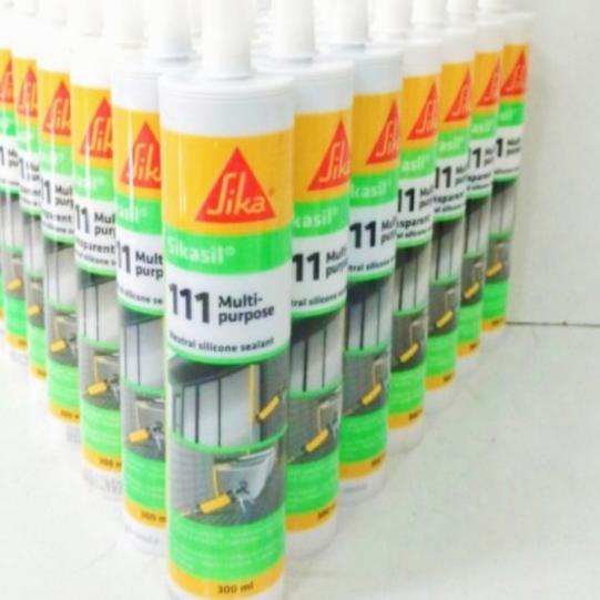 

➼ Lem Silicone SIKASIL 111 Neutral Silicone Sealant Food Grade 300ml - Grey ♫