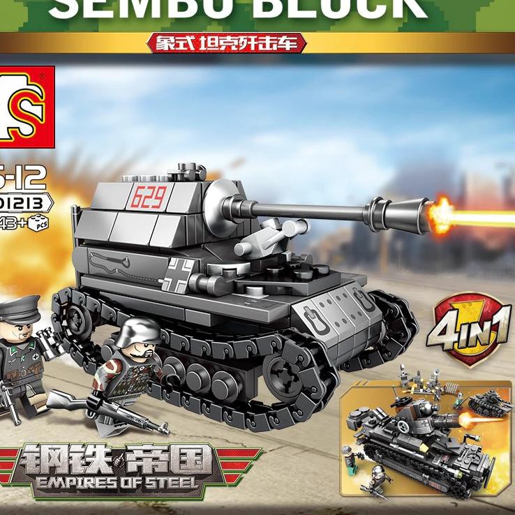 Jual 06CGU SATUAN Brick Sembo Block 101213 - 101216 Empires Of Steel - Brick Tank - Mainan Anak Q94
