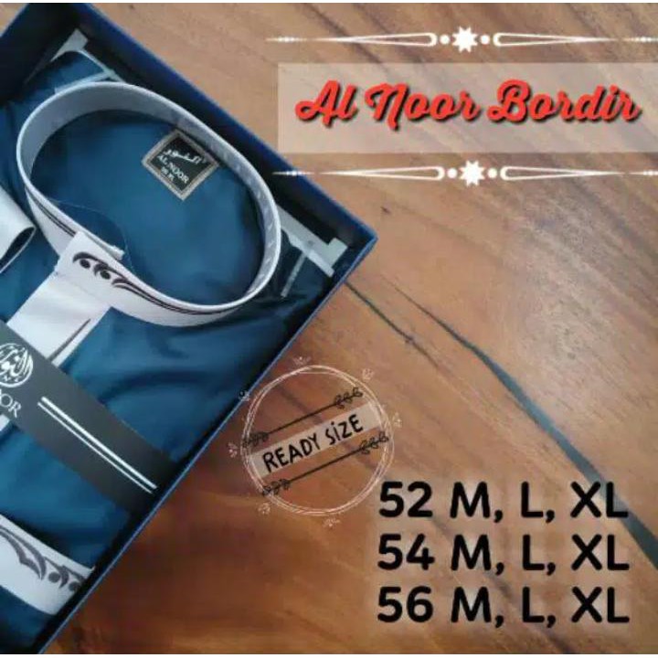 GAMIS AL NOOR / JUBAH AL NOOR / GAMIS PRIA REMAJA DAN DEWASA