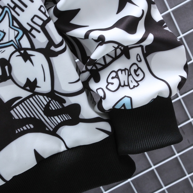 Hoodie Pria Sweater Kaos Hoodies Lengan Panjang Bahan Polyester W2121