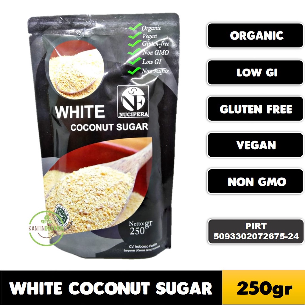 

White Coconut Sugar Nucifera 250gr