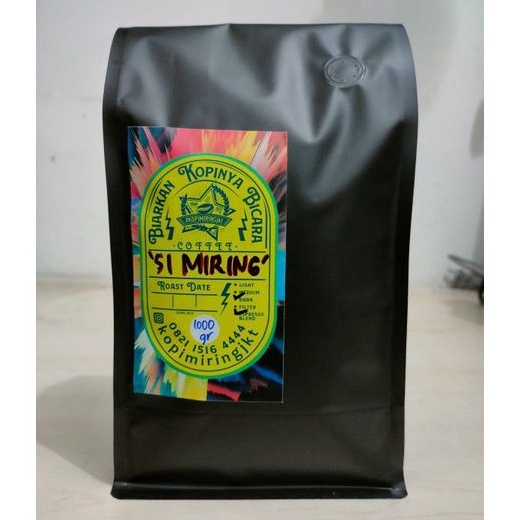 

SI MIRING Espresso Blend / 1kg /100% Arabika /House Blend / Espresso Blend /Kopimiring Jakarta /Enak /Murah /Kopi Nu Aing