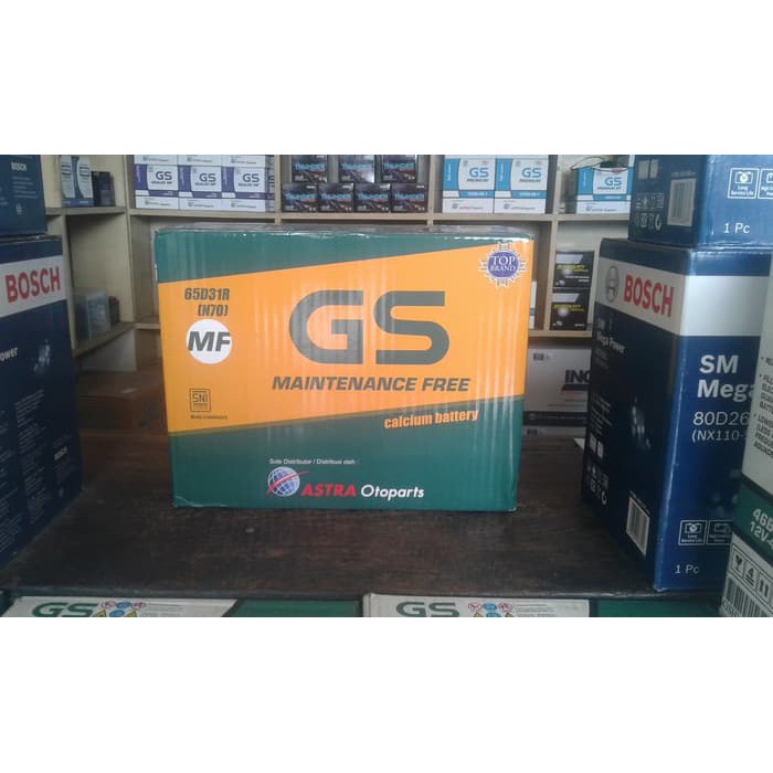 Aki kering mobil/ acu / accumulator - N70 GS MF