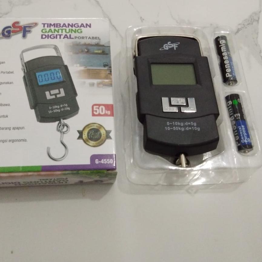 TIMBANGAN GANTUNG DIGITAL PORTABLE 50KG / TIMBANGAN GSF / TIMBANGAN GANTUNG GSF 50KG / TIMBANGAN GAN
