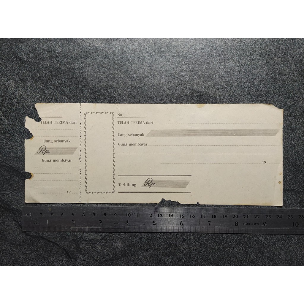 

Kwitansi Tahun 1973 sd 1979 Mini Ada Lubang