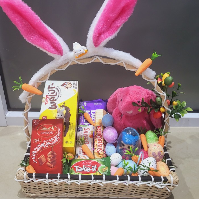 

Paket dekorasi box hampers easter bunny eggs kelinci telur paskah 220