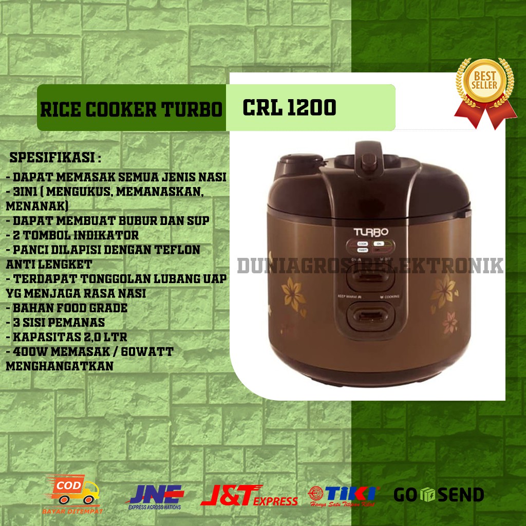 Rice Cooker Turbo CRL 1200