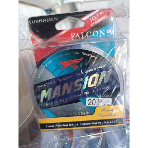 Senar pancing Falcon mansion 100 meter