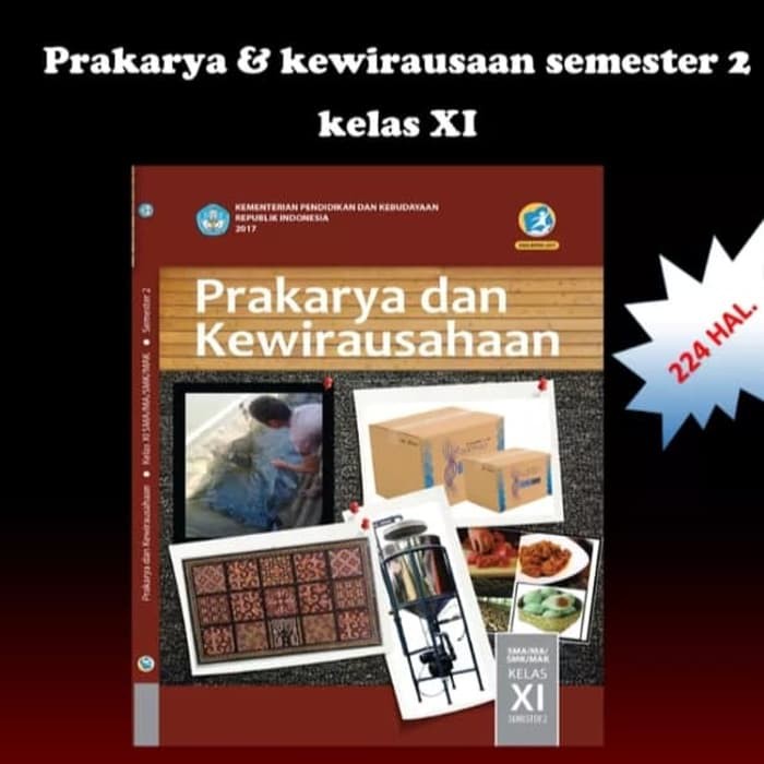 

buku teks siswa prakarya k13 dikbud kelas 11 semester 2 edisi terbaru