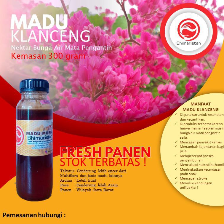 

Madu Klanceng Bhimaristan 300 Gram