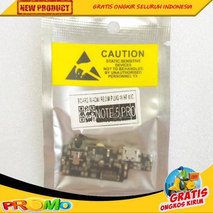 ACC HP BOARD CHARGER XIAOMI REDMI NOTE 5 PRO KONEKTOR HEADSET PLUG IN MIC