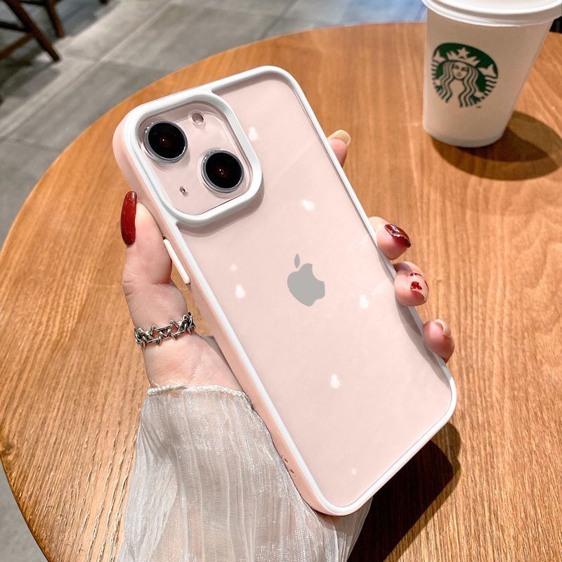 Case Warna Pink Untuk Iphone 13 Pro Max 7 8 Plus X Xr Xs Max 11 Pro Max 12 Pro Max