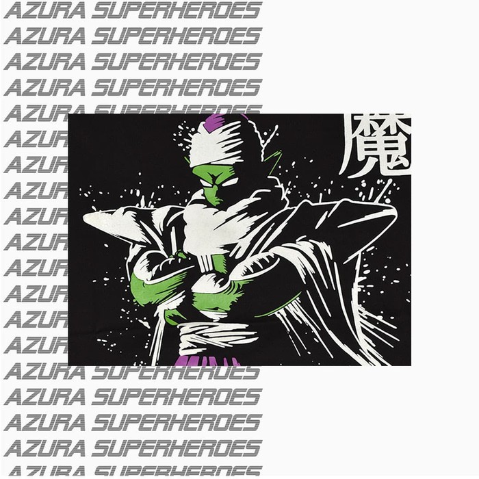DEWASA KAOS SUPERHERO AZURA DBALL PICCOLO BLACK