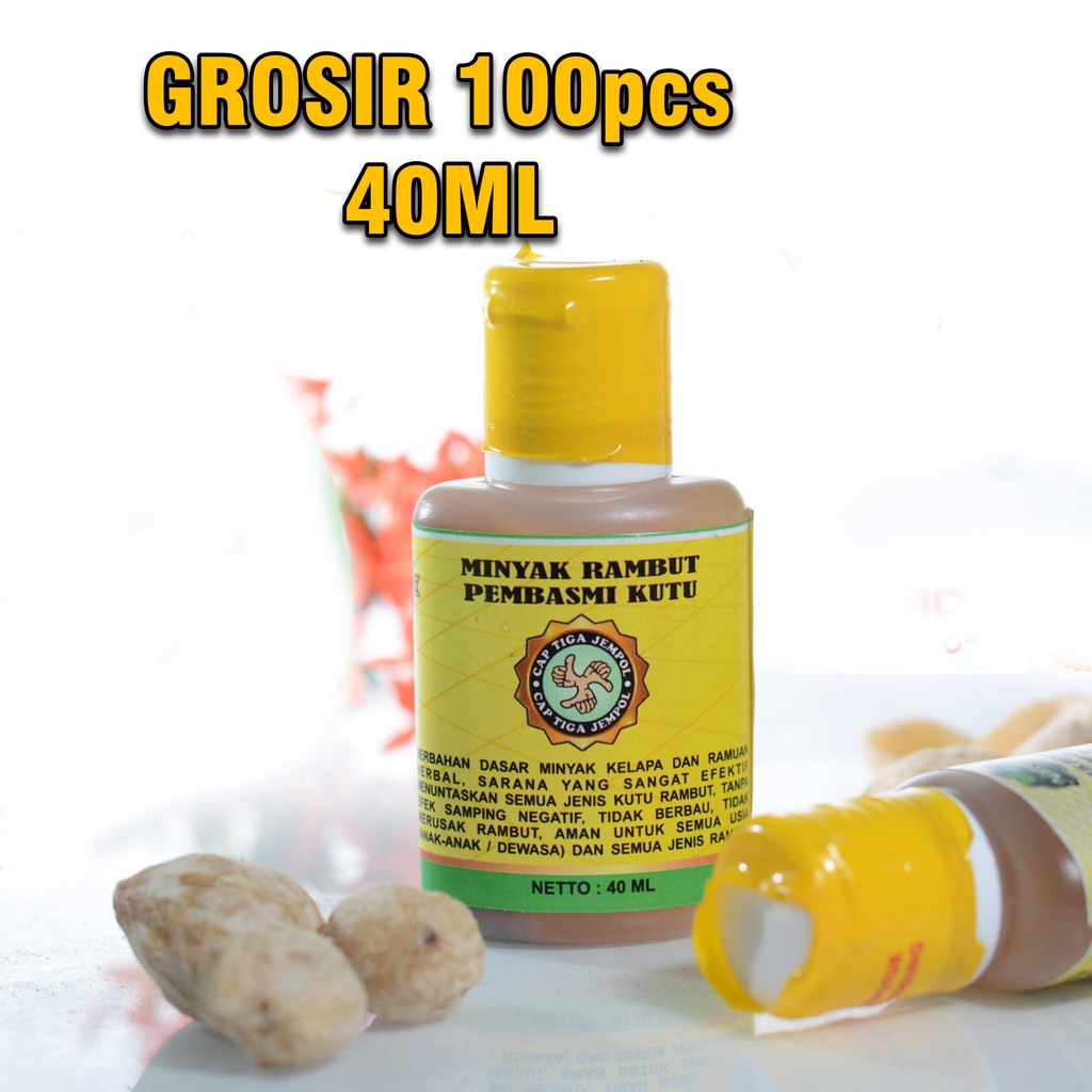 (GROSIR 100pcs) Obat Kutu Rambut dan Telur Kutu Paling Ampuh 40ml