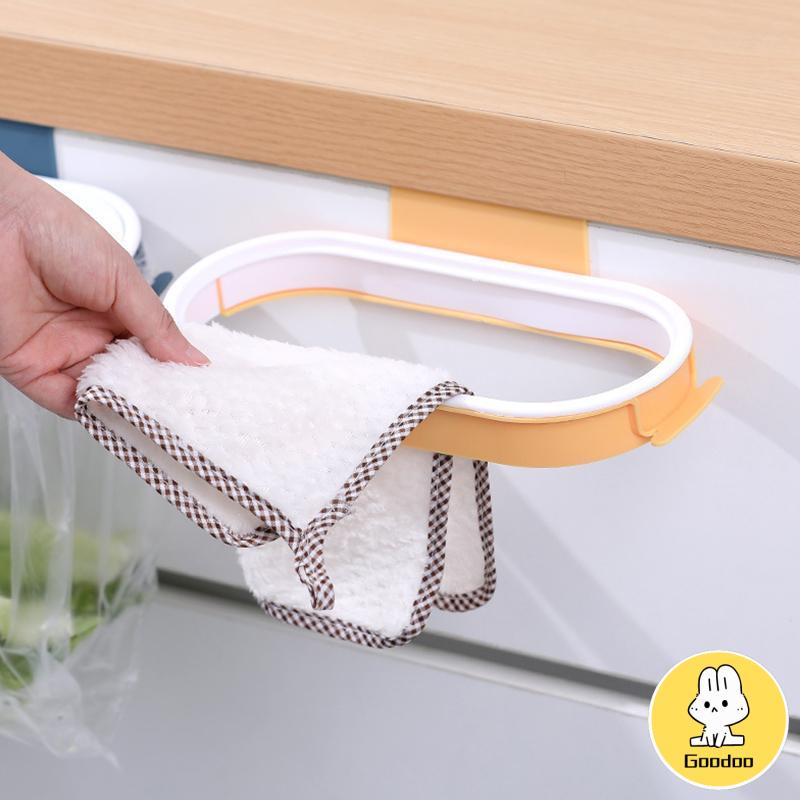 [COD Ready Stock] Tong Sampah Gantungan Dapur Dengan Penutup / Trashbag Holder With Lid / Sampah / Trashbag -Doo