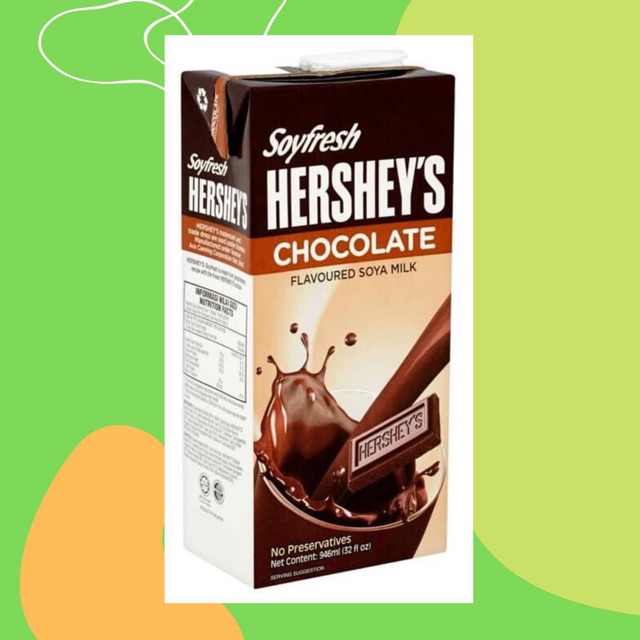 

Susu Kedelai Soy Fresh Hershey’s rasa Chocolate 946ml