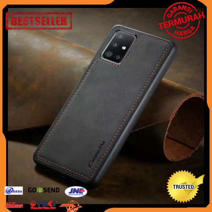 CASE HP SAMSUNG A70 A70S CASEME ORIGINAL LEATHER BACK COVER
