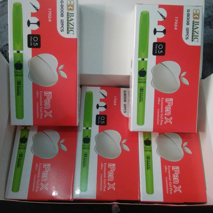 

Segera Miliki Ballpoint Jel Bazic G8008/ Ipen X/Pulpen Jel Bazic ,Harga Di Atas/1Lsn Sale!!!