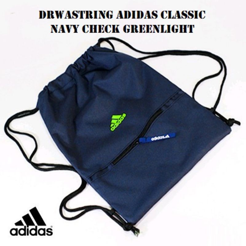 TAS SERUT ADIDAS CLASSIC - TAS STRING BAG - TAS KARUNG - DRASTRING BAG kuliah olahraga futsal