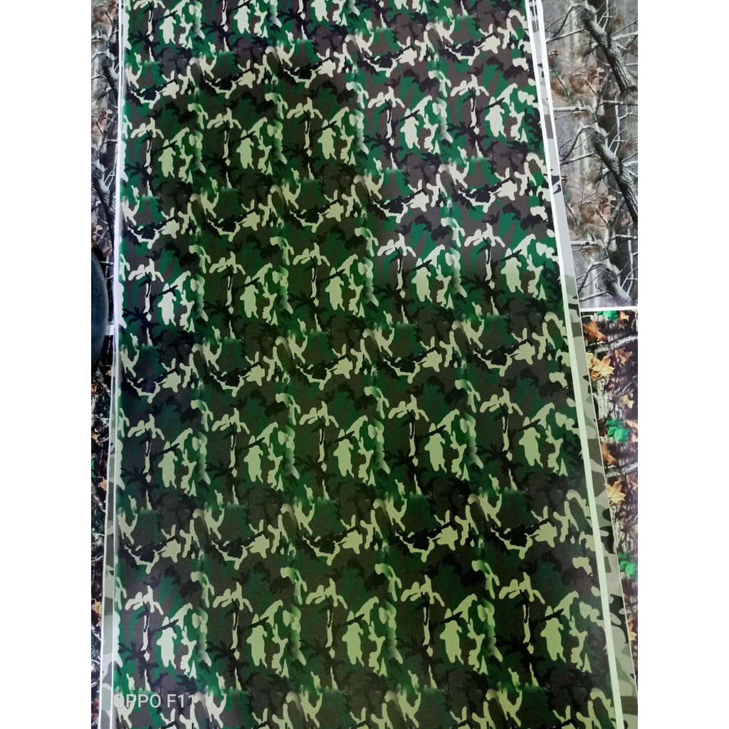 Skotlet senapan motif camo / sticker camo / skotlet camo / stiker camo / motif camo termurah