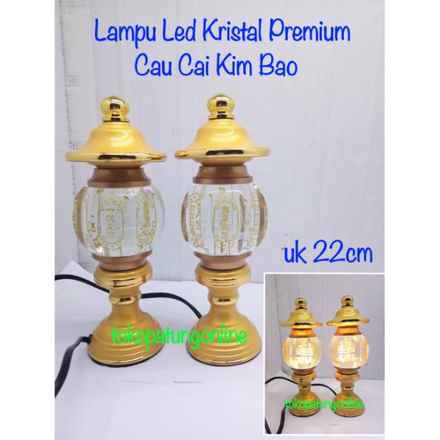 Lampu Sembahyang Kristal Led Cao Cai Premium