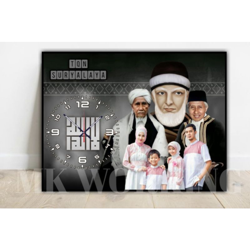 JAM DINDING FAMILY TQN| CUSTOM JAM|PAJANGAN