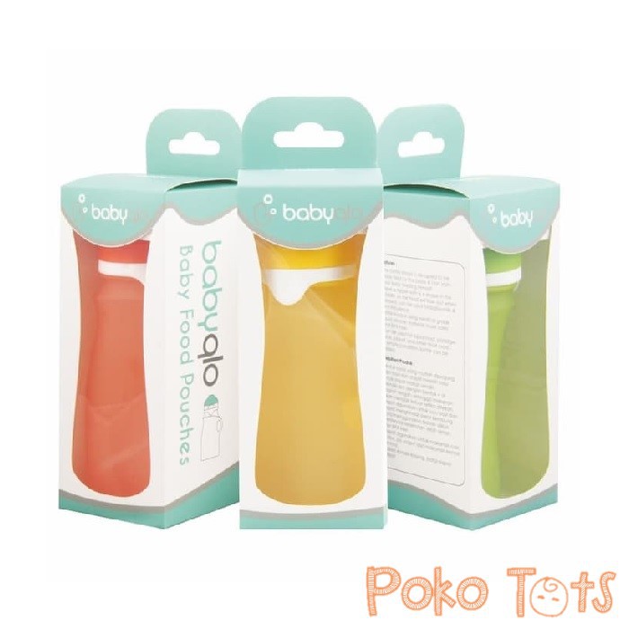 BabyQlo Squeezable Baby Food Pouches Botol Minum Bayi MPASI Baby Feeder