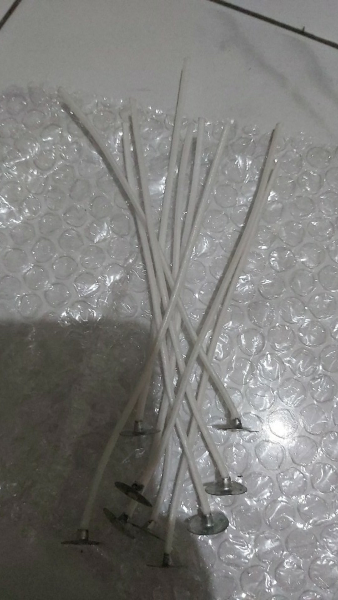 Candle Room - Sumbu Lilin 15 Cm Pre-waxed And Tabbed Cotton Wick For Candle